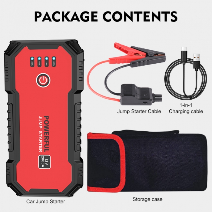Portable Car Jump Starter Powerpack