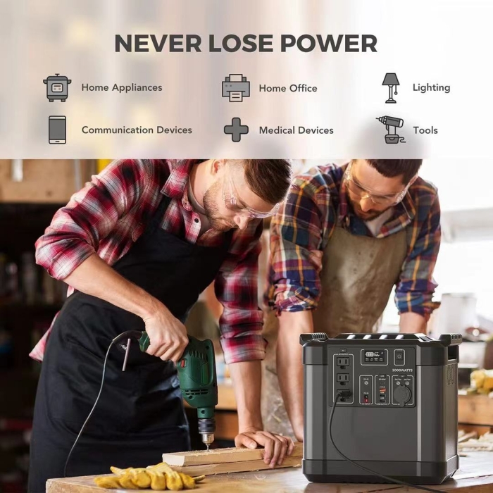 Portable Power Station 2000W