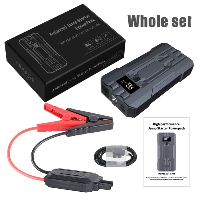 Intelligent Lithium Jump Starter Battery Booster Powerpack